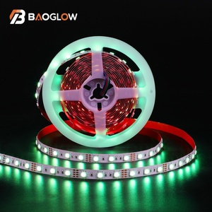 2025 Hot Sale SMD5050 60Leds/m DC12V 24V 10w/m 10mm RGB Snake Flexible LED Strip Light <b>Remote</b> <b>Control</b> Smart 7-Color <b>TV</b> Copper - Product Image 4