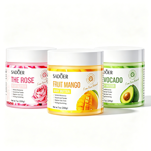 OEM para Marca Privada, Crema Corporal Vegana a Base de Hierbas Naturales de Rosa, Aguacate y <span class=keywords><strong>Mango</strong></span>, Aclarante, Blanqueadora, con Vitamina C - Product Image 1