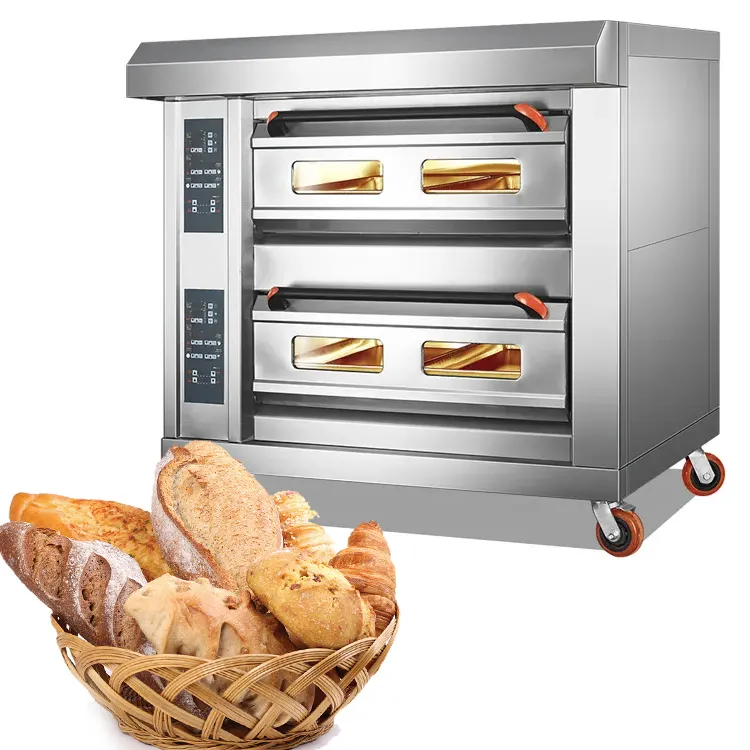 Prezzi forno elettrico a piani forno da forno commerciale per uso domestico pane per Pizza forno per torte