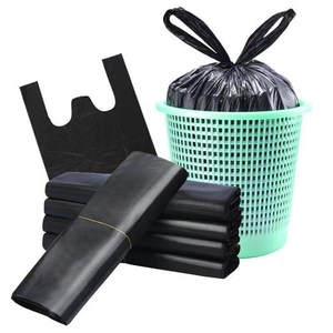 Sacs poubelles noirs pour la maison, taille M, jetables, pour usage quotidien - Product Image 1