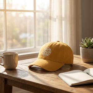 Service OEM Casquette de baseball sportive à 5 panneaux en coton suédé de haute qualité avec broderie 3D et effet vieilli, bicolore - Product Image 2