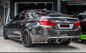 Difusor trasero de fibra de carbono F10 para <span class=keywords><strong>BMW</strong></span> 5 Series F10 <span class=keywords><strong>M5</strong></span> parachoques alerón inferior divisor labio Bodykit 12-16 - Product Image 5