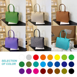 <span class=keywords><strong>Bolsa</strong></span> <span class=keywords><strong>de</strong></span> Mano Personalizada <span class=keywords><strong>de</strong></span> Gran Capacidad, Fabricada en Fieltro No Tejido, con Logotipo Bordado, Ligera, Duradera y Suave - Product Image 2