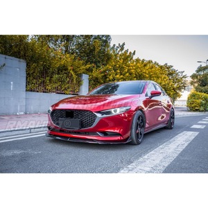 Car Front Bumper <b>Lip</b> Diffuser Spoiler Glossy Black Modification Part for Mazda 3 Axela 2020 Bumper Protector Car Accessories - Product Image 4