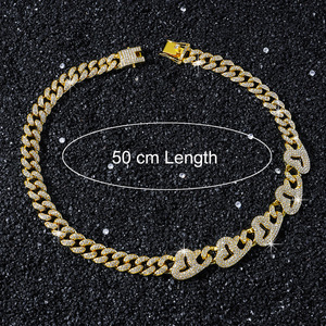 Collar con Cadena de Corazones, Diseño Innovador y Personalizado, Estilo Hiphop, para Hombre, Joyería de Moda, Nuevo y Popular en 2026 - Product Image 5