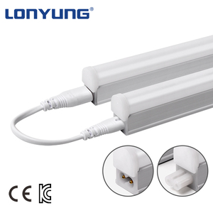 Lonyung cao <span class=keywords><strong>lumen</strong></span> 4ft 1.2m có thể liên kết thương mại tích hợp cửa hàng ánh sáng <span class=keywords><strong>T5</strong></span> nhựa LED ống đèn - Product Image 4