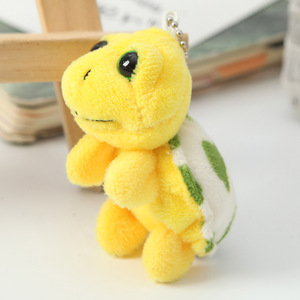 8cm Wholesale Cute Big Eyes Little Turtle Stuffed Animal Toys Plush Turtle Keychain Soft Cotton <b>Doll</b> Kawaii Plush Keychains Toys - Product Image 5