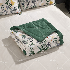 Offre Spéciale été couettes ensembles <span class=keywords><strong>de</strong></span> literie été refroidisseur couette pour dormeurs chauds refroidisseur couette léger été coton lin - Product Image 4