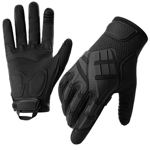 Gants de protection d'entraînement en plein air DFU4, vert et beige, respirants, en maille, gants tactiques à doigts entiers - Product Image 4