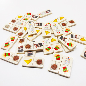 Nouveaux jouets transfrontaliers pour enfants, blocs de construction, jouets éducatifs Montessori pour enfants de 5 à 12 ans, dominos en bois. - Product Image 1