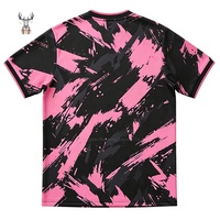 Maillot de football respirant Nanteng personnalisé en 100 % polyester interlock, entièrement sublimé, style urbain, pour entraînement sportif, pour hommes