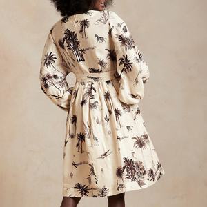 Robe d'été décontractée sur mesure pour femmes, 100% coton et lin - Product Image 4