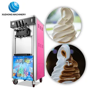 De acero inoxidable de alta calidad máquina de helado suave Dondurma Makinesi comercial suave máquina de helado