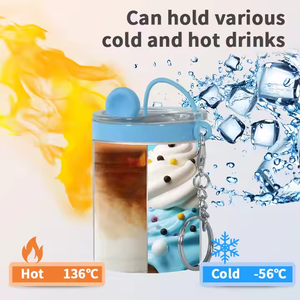 US Warehouse RTS 48pcs Pack 3oz Sublimation Blanks <strong>Shot</strong> Glass Straight Cup <strong>Shot</strong> Glass Tumblers with Key Chain Lid Metal <strong>Straw</strong> - Product Image 4