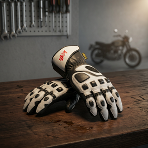 Gants de moto en cuir PU Keven Impex KI-874 de haute qualité, nouveau style, fermeture à boucle, compatibles avec les écrans tactiles, imperméables - Product Image 5