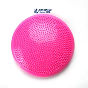 Inflated Stability Sensory Cushion for Kids Thick Core Balance Disc Mat Wiggle Seat Yoga Pad Fitness Disc with Wobble Effect