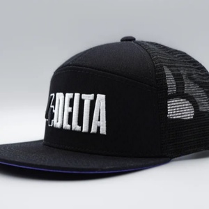 Casquette de camionneur personnalisée avec étiquettes tissées, patch brodé 3D, casquette snapback et casquettes de baseball - Product Image 2