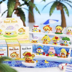 Piccolo Set di Mini Blocchi da Costruzione Fai-da-Te in Plastica con Personaggi dei Cartoni Animati, Giocattolo Puzzle da Assemblare Educativo, Regali di Natale <span class=keywords><strong>per</strong></span> <span class=keywords><strong>Bambini</strong></span> - Product Image 1