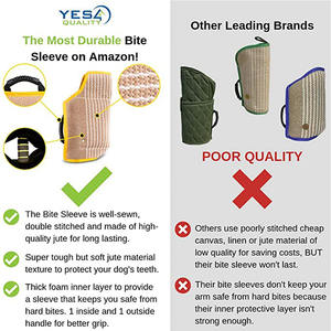 Manchon de morsure professionnel pour dressage de chien-Manchon d'attaque K & 9 en lin robuste, équipement d'agilité certifié pour chiens de travail - Product Image 4