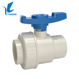 Fabrieksverkoop Goedkope Prijs Ansi Jis Din Bs Pvc Pijpfittingen Pvc Enkele Unie Kogelklep - Product Image 3