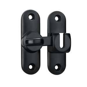 Pestillo de puerta Push-Pull sin perforaciones, cerradura de puerta móvil de aleación de Zinc antirrobo, Perno de inodoro, hebilla de cerrojo de puerta de armario para uso Interior - Product Image 5
