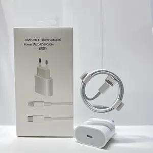สำหรับ iPhone chargeur Type C Cube Rapide PD 20W อะแดปเตอร์ไฟฟ้า cargador Tipo C สำหรับ iPhone 15 14 13 12 PRO MAX ที่ชาร์จ USB