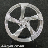 Jantes monobloc forgées sport à profil profond 18, 19, 20 pouces 5x120 5x114.3 5x112 6x139.7 pour Audi RS5 A3 A4 A5 A6 A7 A8 R8 Q8 RS6 RS7 S5 S4