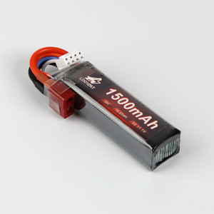 LOOYBAT <span class=keywords><strong>11.1V</strong></span> 충전식 <span class=keywords><strong>3S</strong></span> <span class=keywords><strong>1500mAh</strong></span> 30C 리포 스틱 배터리 팩 파우치, 에어소프트 건용 리튬 이온 - Product Image 4