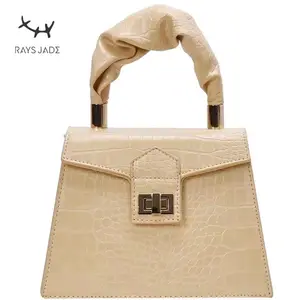 New Fashion Crocodile Pattern Small Cross body bags women PU leather shoulder Messenger bag mini purse Vegan Handbag