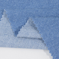 Tissu denim épais 10 oz en sergé lavé 100 % coton teint en fil, prix usine, pour jeans, sacs et chaussures pour garçons et filles