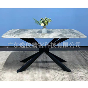 ขาโต๊ะเหล็กทรงโมเดิร์น สีดำ ทำจากเหล็กคาร์บอน ขนาด 1250x700x720 มม. แข็งแรงทนทาน สำหรับใช้งานเชิงพาณิชย์ - Product Image 1