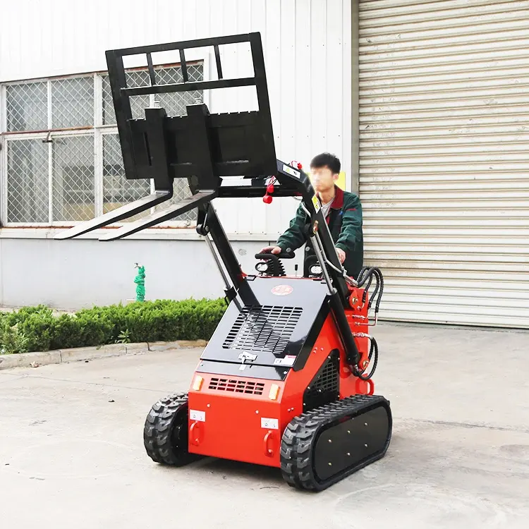 China Boerderij Machines Mini Skid Stuur Loader Jc45 Met Accessoires