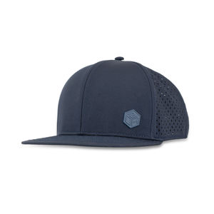 Gorra TCAP Azul Marino Personalizable con Parche de Goma, Gorra Ajustada Impermeable - Product Image 3