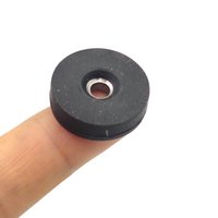 Aimants en néodyme de terres rares 22MM 36MM 66MM 88MM avec trous filetés M4 M6 M8, aimant en pot recouvert de caoutchouc avec filetage interne
