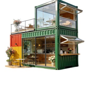 Contenedor Móvil para Tienda, Diseño de Dos Pisos, Cafetería Callejera, Tienda de Té con Leche, Tienda de Moda, Tienda Contenedor Estilo Influencer - Product Image 5