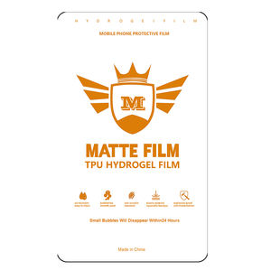 Protector de Pantalla Mate Universal de Hidrogel TPU Antiarañazos y Sin Burbujas para Teléfono Móvil, para <span class=keywords><strong>iPhone</strong></span> 17 16 15 <span class=keywords><strong>Pro</strong></span> <span class=keywords><strong>Max</strong></span>, Muestra Gratuita - Product Image 2