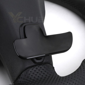 Volant en cuir pleine fleur avec garniture noire pour Mercedes Benz W204 W205 W211 W212 W213 W176 W221 W166 W167 X166 GLE <span class=keywords><strong>53</strong></span> 63 AMG - Product Image 6
