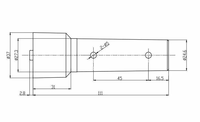 HANZ 2026 Nouvelle Version Capteur de Qualité de l'Eau Immersible IIC 4-20mA RS485 UART Sortie Dioxyde de Carbone Dissous CO2 ABS