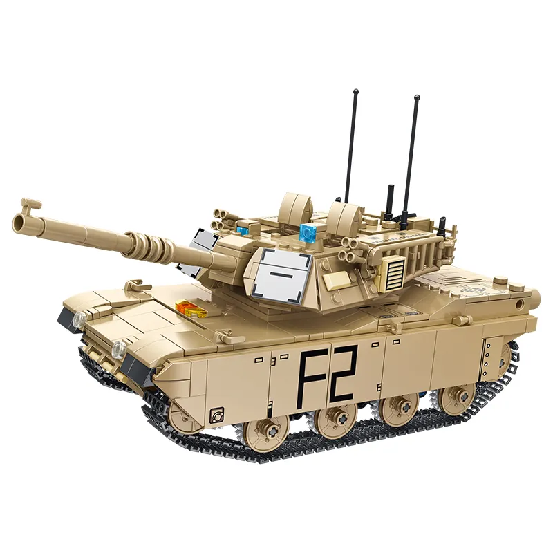 Rc Building Block Toy Remote Control Battle Tank Model Building Bricks Educational Plastic Army Building Block Sets