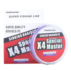 Ligne de pêche tressée en polyéthylène PE YILE Angryfish X4 Master Deep-Down, 100 m, ligne de coulée pour la pêche - Product Image 1