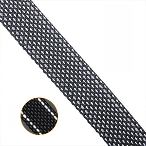 Aanpasbare Reflecterende Polyester Hondenhalsband Met Massief Patroon, Gewatteerd Geweven Voor Grote Middelgrote Kleine Puppymaten - Product Image 6