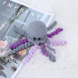 Nuevo estilo personalizado tamaño grande inteligente habilitado <span class=keywords><strong>pulpo</strong></span> <span class=keywords><strong>ganchillo</strong></span> juguete peluche bebé reconfortante peluche animales <span class=keywords><strong>para</strong></span> niños Halloween - Product Image 3