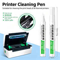 Stylo de nettoyage portable pour têtes d'impression thermiques transfrontalières, outil d'entretien pour imprimantes d'étiquettes d'expédition, de codes-barres et de reçus