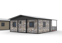Villa Modulaire Préfabriquée de Luxe Moderne 40FT Extensible avec 3 Chambres, Cuisine et Salle de Bain Intégrées – Populaire aux États-Unis pour la Famille