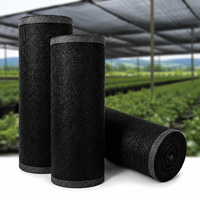 Filet d'ombrage noir en HDPE tricoté warp avec œillets, résistant aux UV, maille découpée sur mesure pour serre, pépinière, jardin