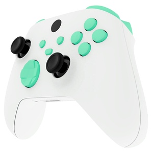 EXtremeRate Replacement Gaming Accessories Mint Green No <b>Letter</b> Imprint Custom Full Set Buttons for Xbox Series X S Controller - Product Image 4