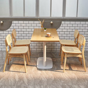 <span class=keywords><strong>Chaise</strong></span> de salle à manger en rotin et bois massif durable pour la maison – <span class=keywords><strong>Chaise</strong></span> en cannage pour salle à manger - Product Image 6