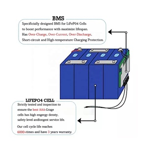 แบตเตอรี่ลิเธียมโซลาร์ 200Ah 12V 24V 48V 6000 รอบการใช้งาน อัตราการคายประจุ 3C-5C - Product Image 3