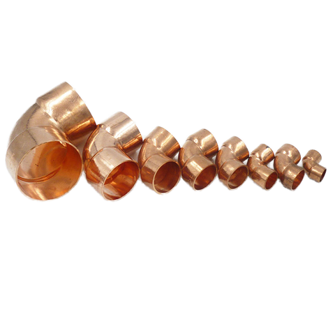 45 Degree Copper Reducing Smooth Surface Treatment Low Pressure Forged Refrigeration Pipe Fitting Welding Couplings