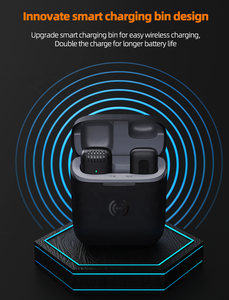 Leadingplus-micrófono <span class=keywords><strong>Asmr</strong></span> para entrevista móvil, con funda de carga - Product Image 4